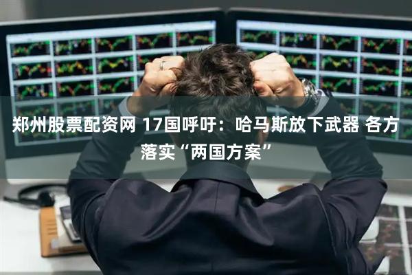 郑州股票配资网 17国呼吁：哈马斯放下武器 各方落实“两国方案”